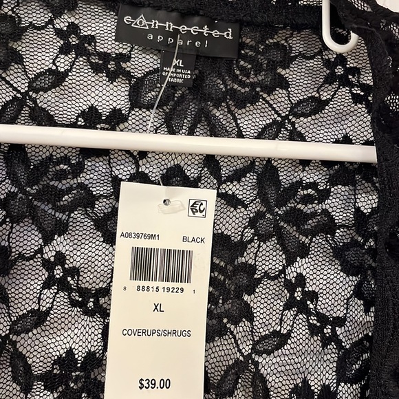 New w tags black laced cover up - Picture 2 of 5